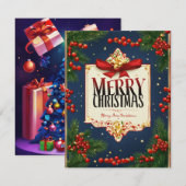 クリスマスカード2024 シーズンカード (正面/裏面)