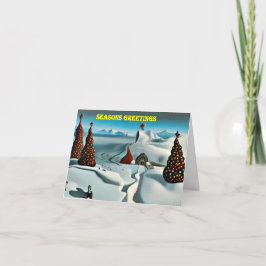 クリスマスカード26 サンキューカード