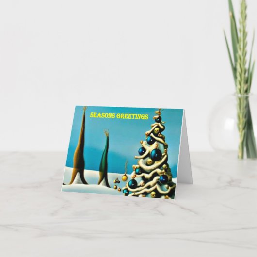 クリスマスカード27 サンキューカード (正面)