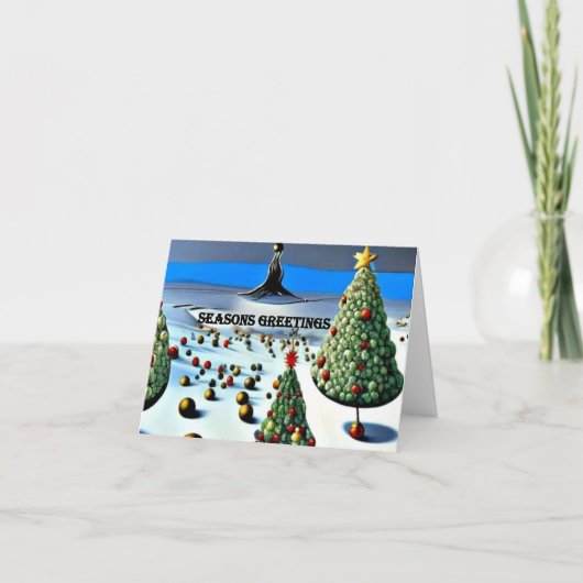 クリスマスカード28 サンキューカード (正面)