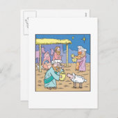 クリスマスカード3人の賢い王 シーズンポストカード (正面/裏面)