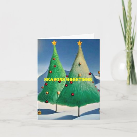 クリスマスカード34 サンキューカード (正面)