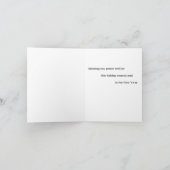 クリスマスカード34 サンキューカード (内部)