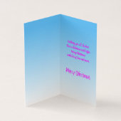 クリスマスカード4インチx 3.5インチ (内部)