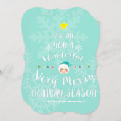 クリスマスカード5x7 シーズンカード (正面/裏面)