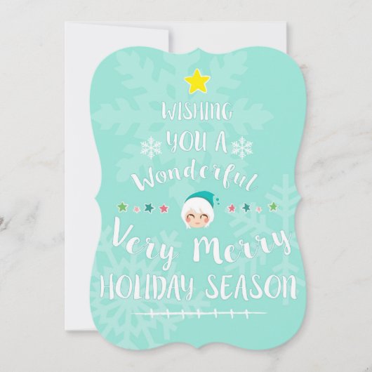 クリスマスカード5x7 シーズンカード (正面)