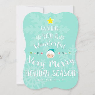 クリスマスカード5x7 シーズンカード