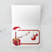 クリスマスカード7を改造しました シーズンカード (内部)