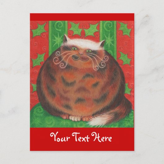 クリスマスカード「あなたのテキスト」ポストカード シーズンポストカード (正面)