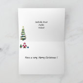 クリスマスカード-アイルランド、ダブリン シーズンカード (内部)