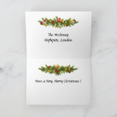 クリスマスカード – アーチウェイ、ハイゲート、ロンドン (内部)