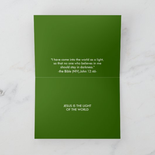 クリスマスカード/イエス シーズンカード (内部)