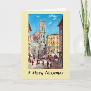 クリスマスカード - イタリア、フィレンツェ カード