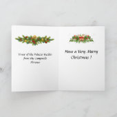 クリスマスカード - イタリア、フィレンツェ カード (内部)