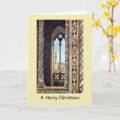 クリスマスカード - イタリア、フィレンツェ カード (黄色い花)