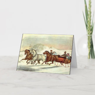 クリスマスカード：インパクト直前。カード カード