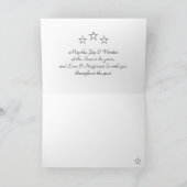 クリスマスカード「ウィンターソレル」 シーズンカード (内部)