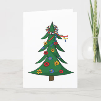 クリスマスカード – ウクライナヴィノク サンキューカード