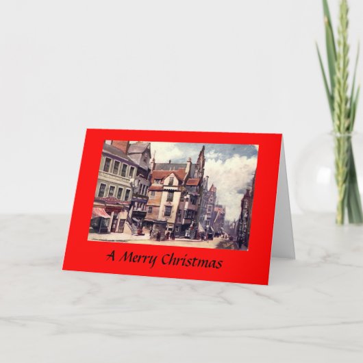 クリスマスカード-エジンバラ シーズンカード (正面)