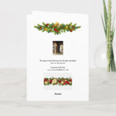 クリスマスカード - エリー大聖堂 カード (裏面)