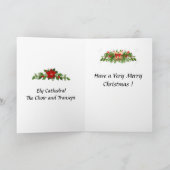 クリスマスカード - エリー大聖堂 カード (内部)