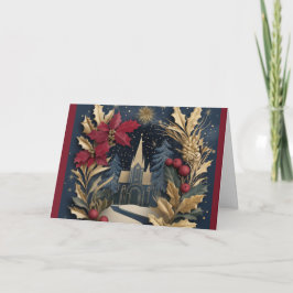 クリスマスカード – エレガント教会 カード