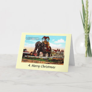 クリスマスカード – エレファントホテル,アトランティックシティ