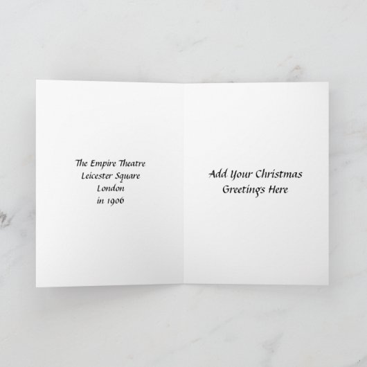 クリスマスカード – エンパイアシアター，レスター広場 (内部)