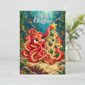 クリスマスカード - エヴァの魔法のサンゴの木 (スタンド正面)