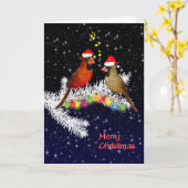 クリスマスカード（オリジナルのメッセージを入力） カード (黄色い花)