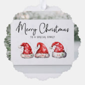 クリスマスカード オーナメントカード (裏面)