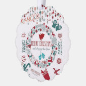 クリスマスカード オーナメントカード (左)