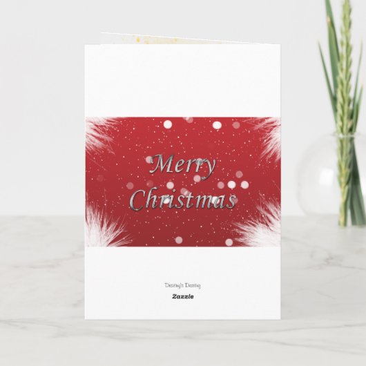 クリスマスカード カード (裏面)