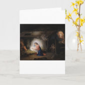 クリスマスカード カード (黄色い花)