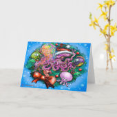 クリスマスカード カード (黄色い花)