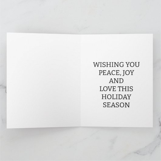 クリスマスカード カード (内部)