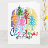 クリスマスカード カード (黄色い花)