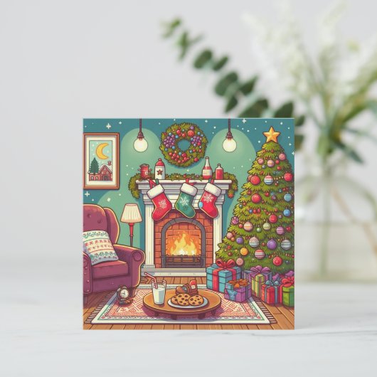 クリスマスカード カード (スタンド正面)