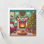 クリスマスカード カード (正面/裏面インサイチュ)