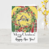 クリスマスカード！ カード (黄色い花)