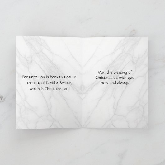 クリスマスカード カード (内部)