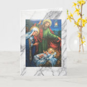 クリスマスカード カード (黄色い花)