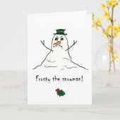 クリスマスカード カード (黄色い花)