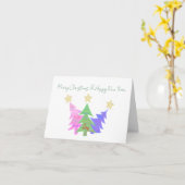 クリスマスカード カード (黄色い花)