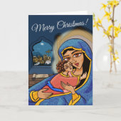 クリスマスカード カード (黄色い花)