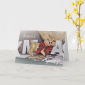 クリスマスカード カード (黄色い花)