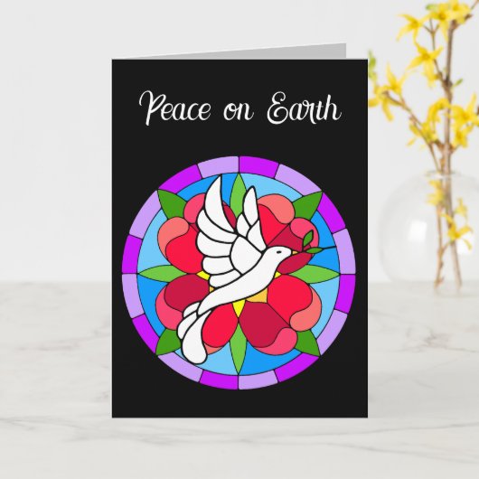 クリスマスカード カード (黄色い花)