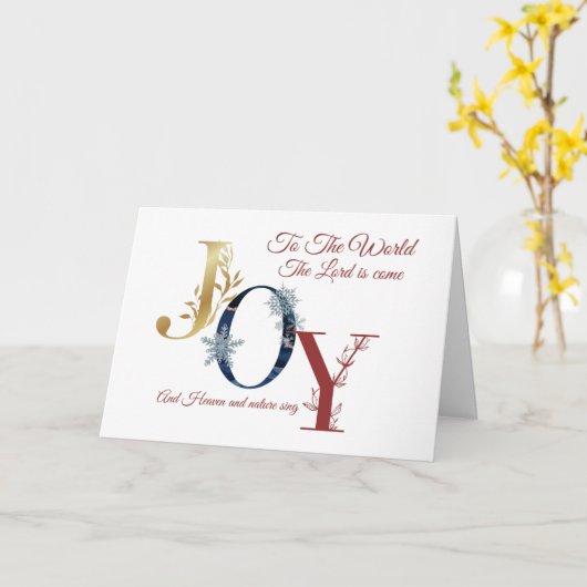 クリスマスカード カード (黄色い花)