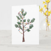 クリスマスカード カード (黄色い花)