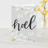 クリスマスカード カード (黄色い花)